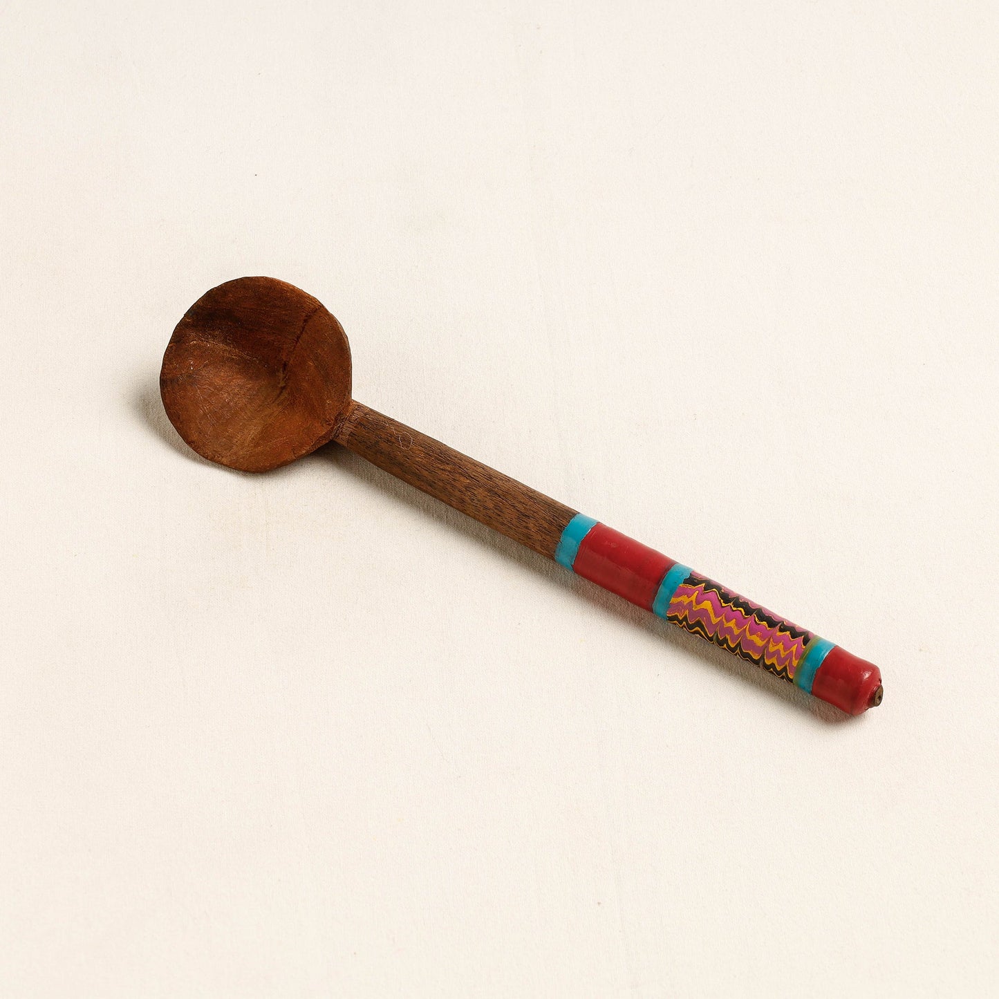 Buy Handmade Lacquered Wooden Ladle Spoon