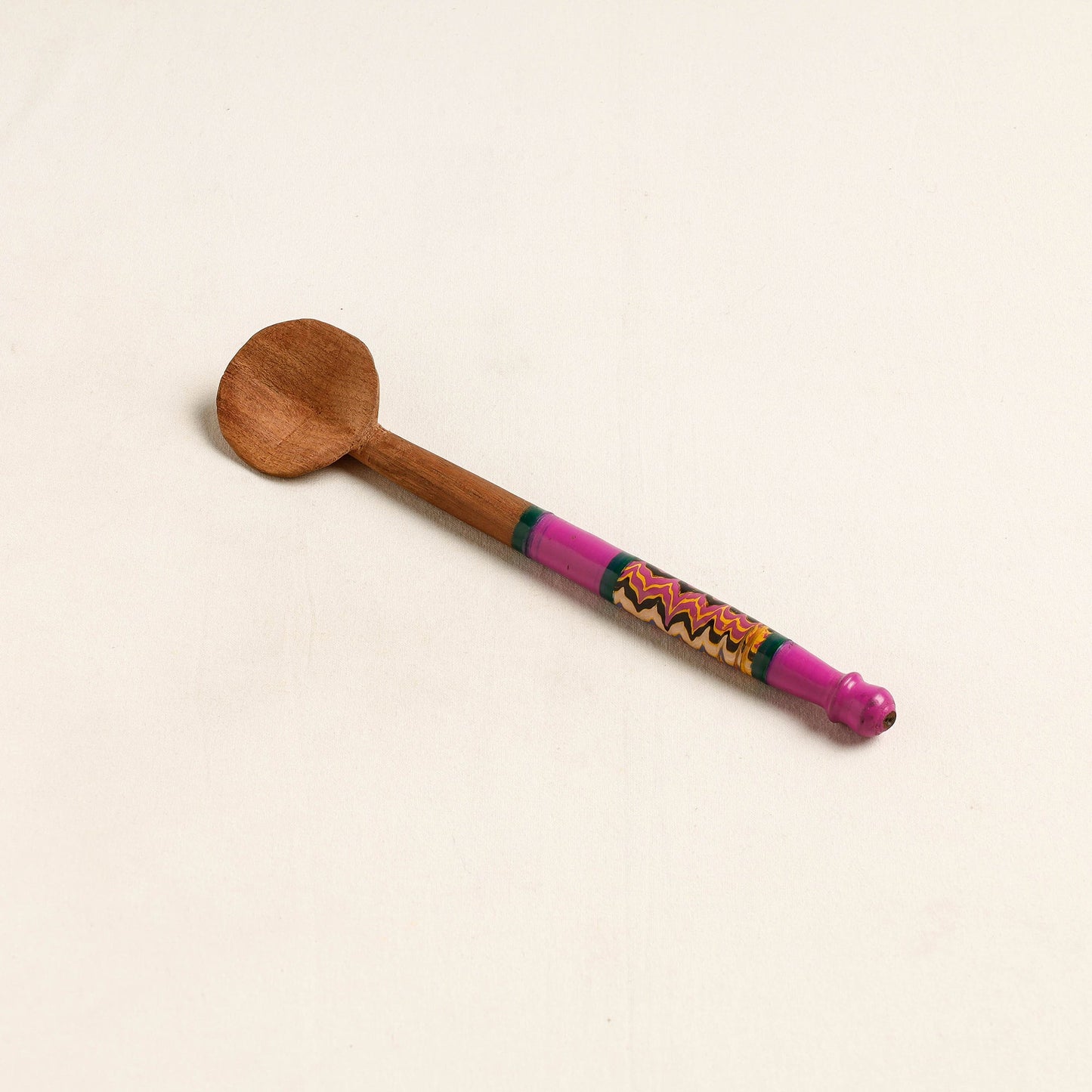 Buy Handmade Lacquered Wooden Ladle Spoon