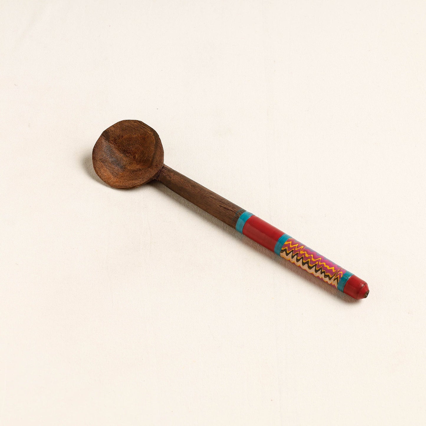 Buy Handmade Lacquered Wooden Ladle Spoon
