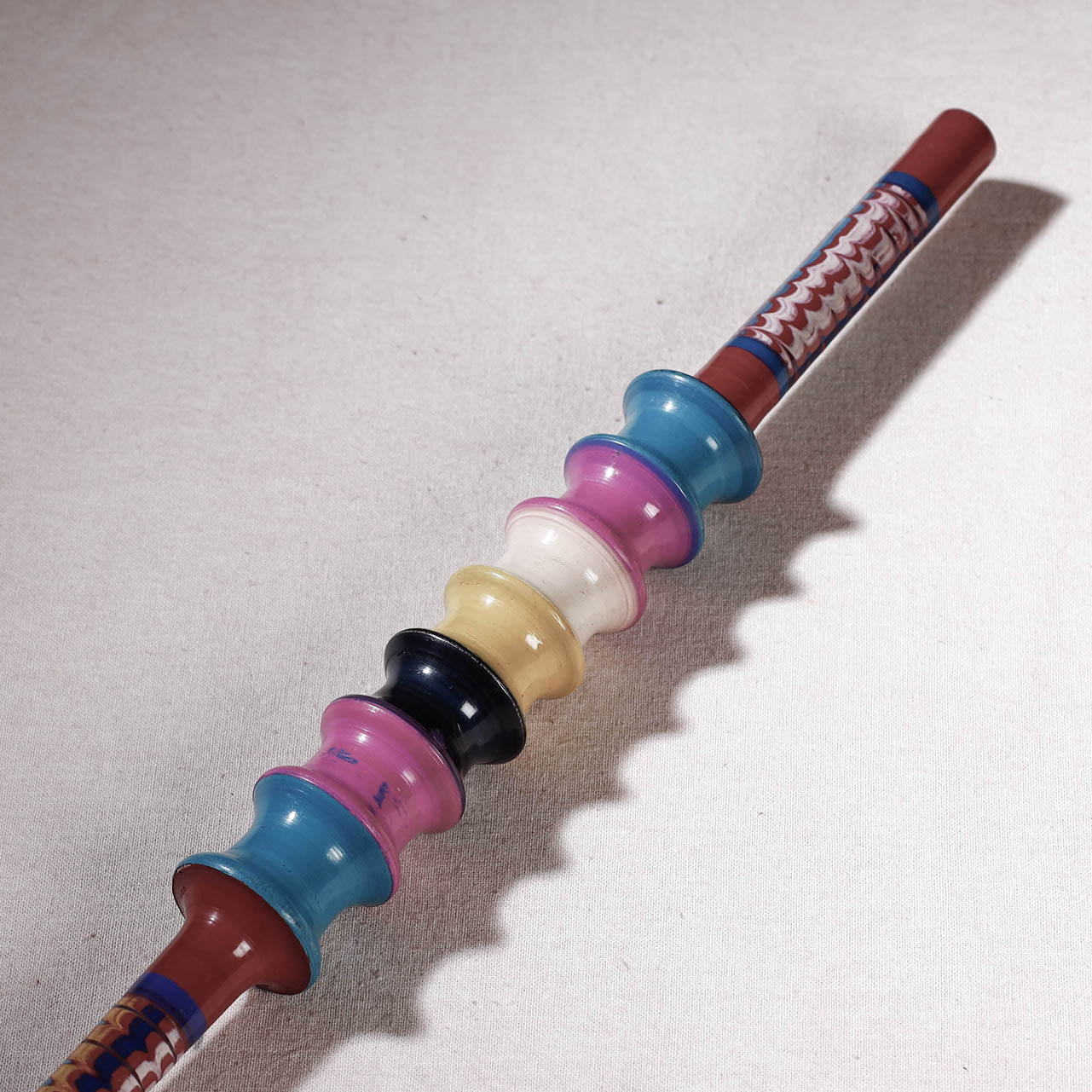 Handmade Lacquered Wooden Shakarpara Roller (Cutter)