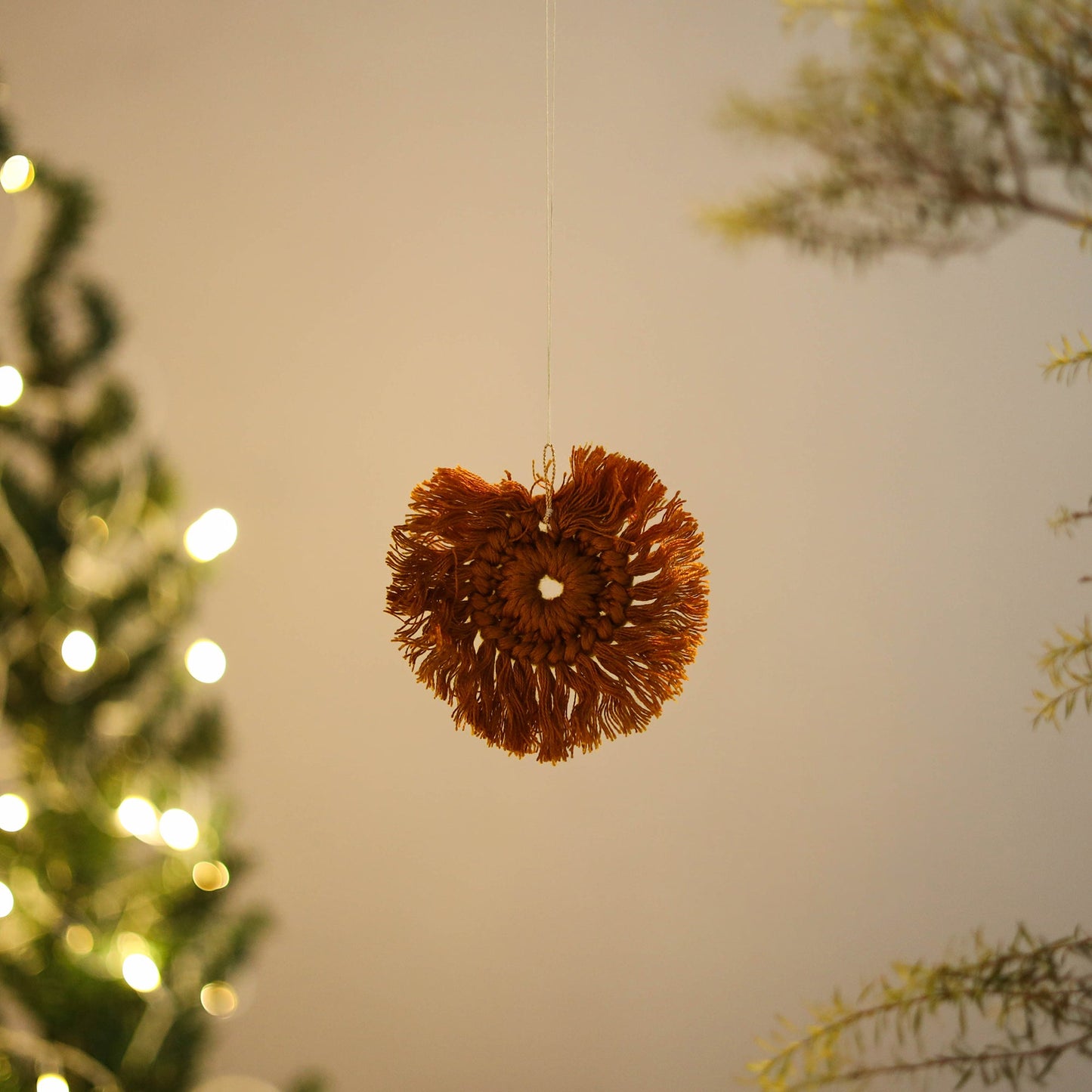 Handmade Macrame Christmas Decor Ornament