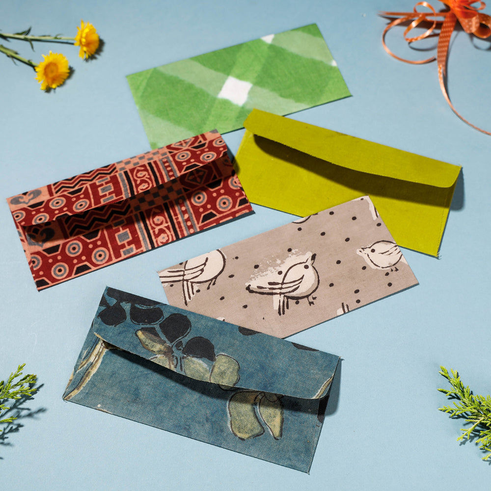 Handmade Mix Fabric Envelope