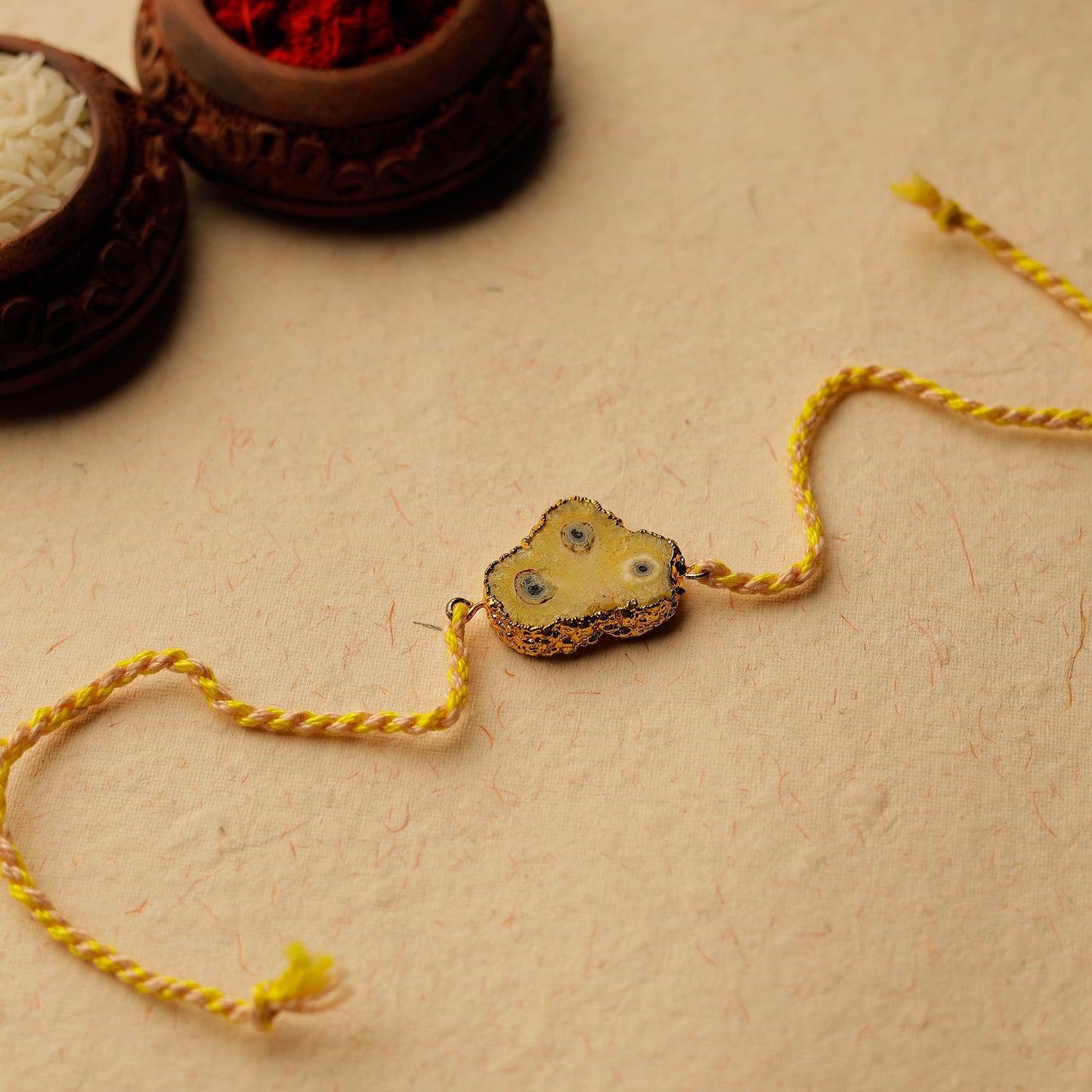 Handmade Paper Flower Rakhi 42