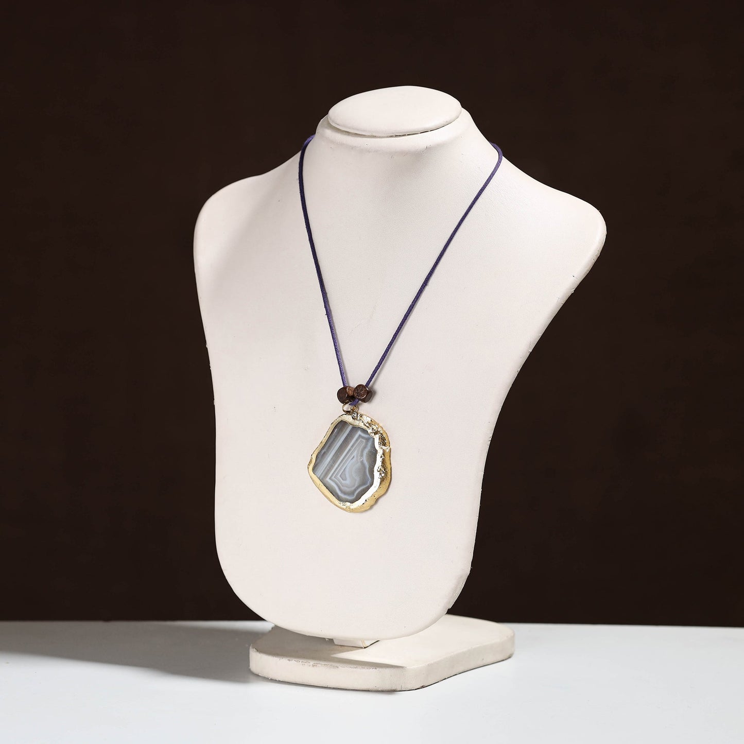Handmade Natural Gemstone Bezel Pendent