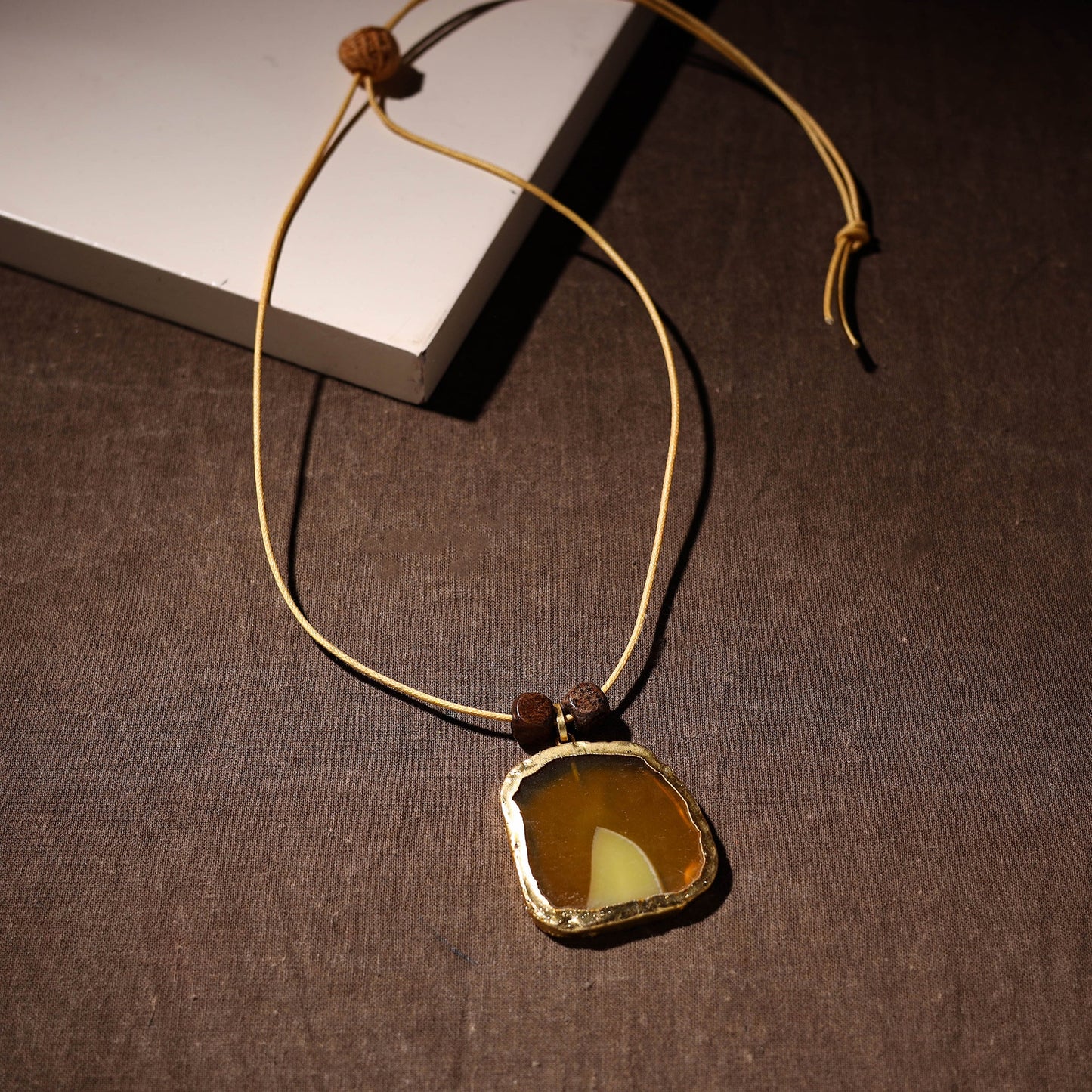 Handmade Natural Gemstone Bezel Pendent