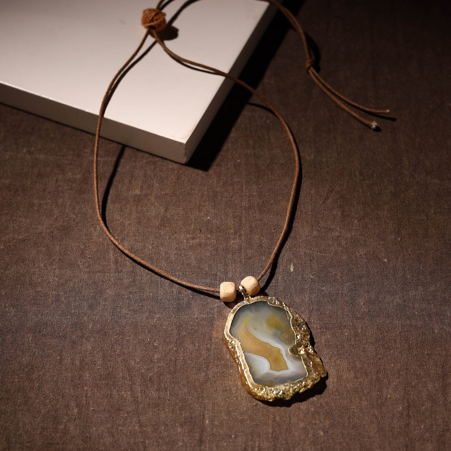 Handmade Natural Gemstone Bezel Pendent