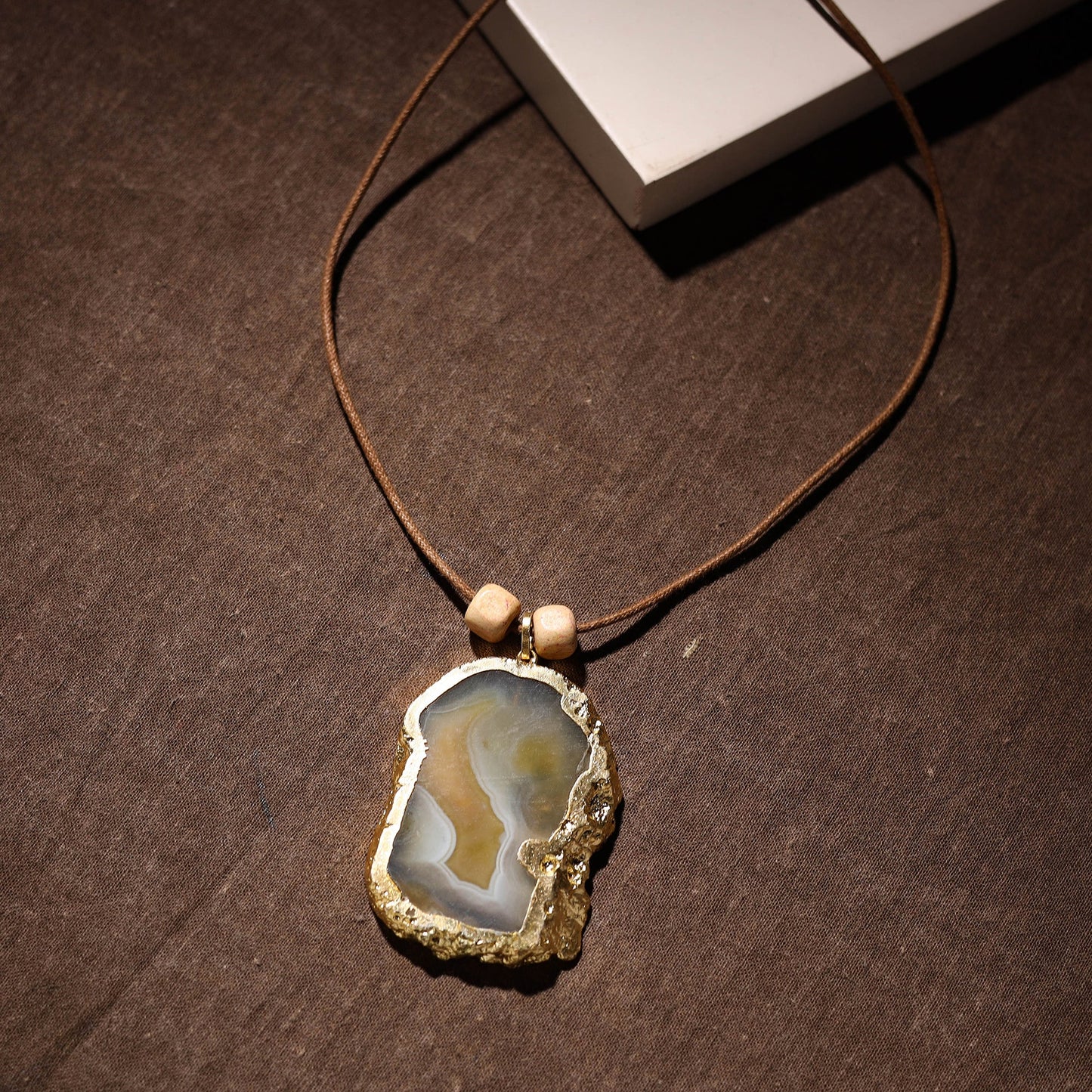 Handmade Natural Gemstone Bezel Pendent