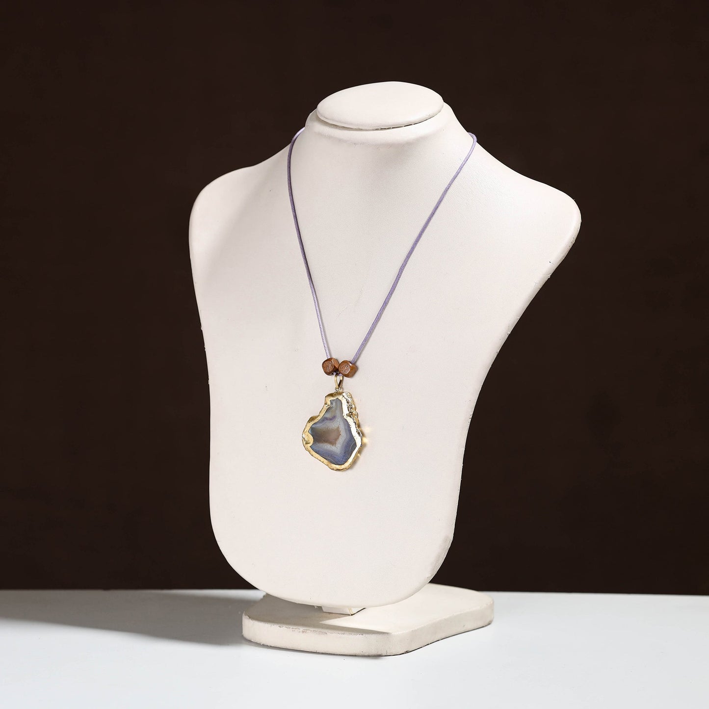 Handmade Natural Gemstone Bezel Pendent