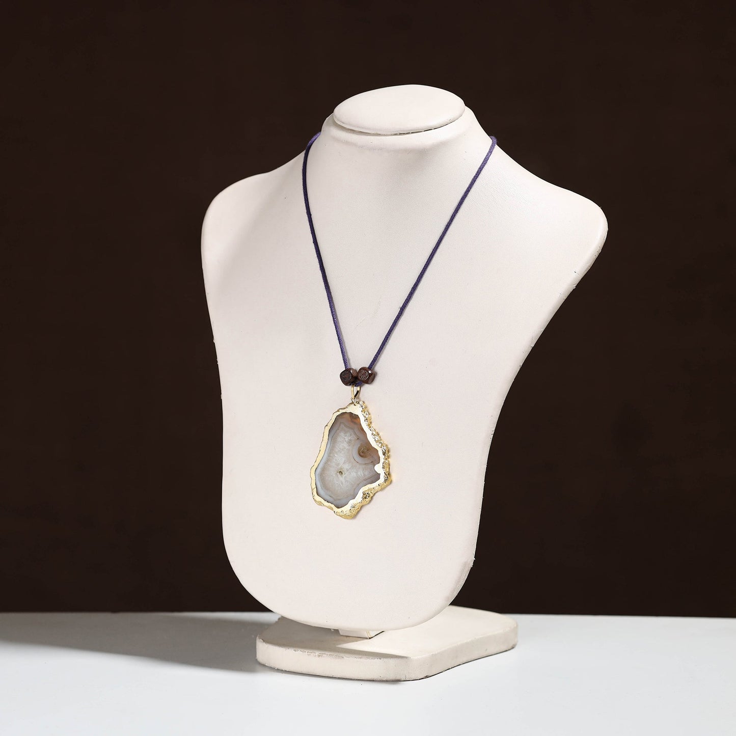 Handmade Natural Gemstone Bezel Pendent