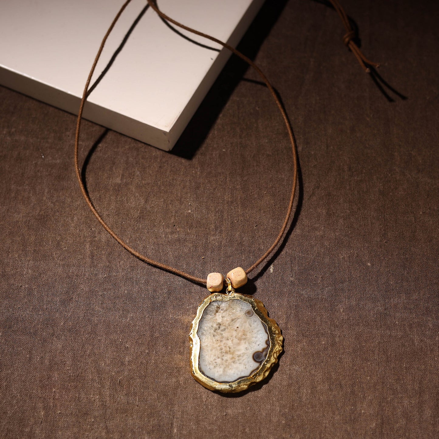 Handmade Natural Gemstone Bezel Pendent