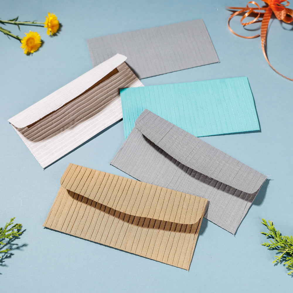 Handmade Pintuck Fabric Envelope