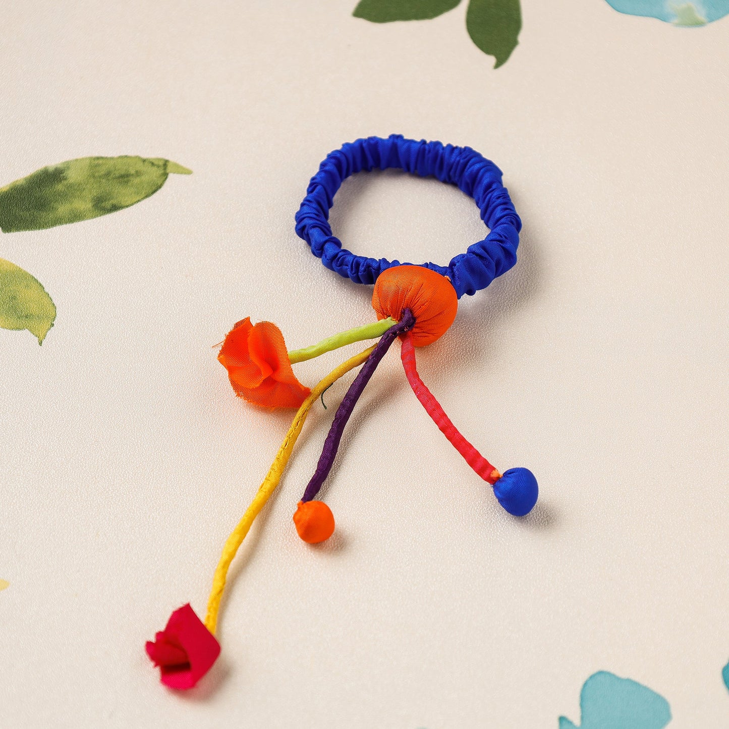 Handmade Poppy Rubber Band by Jugaad