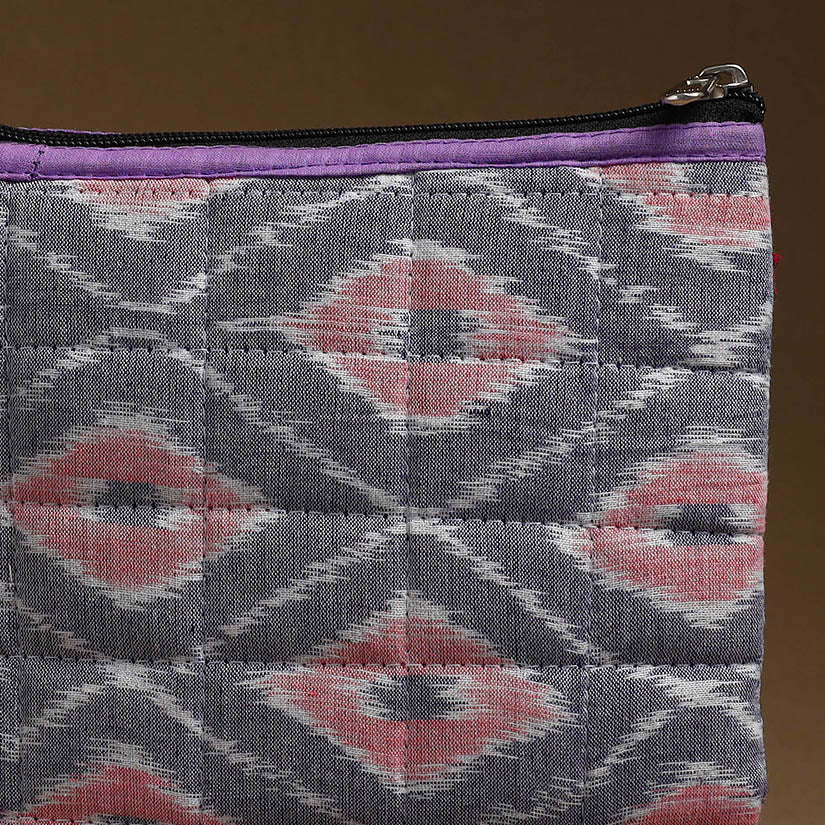 Handmade Quilted Cotton Utility Pouch for Essentials