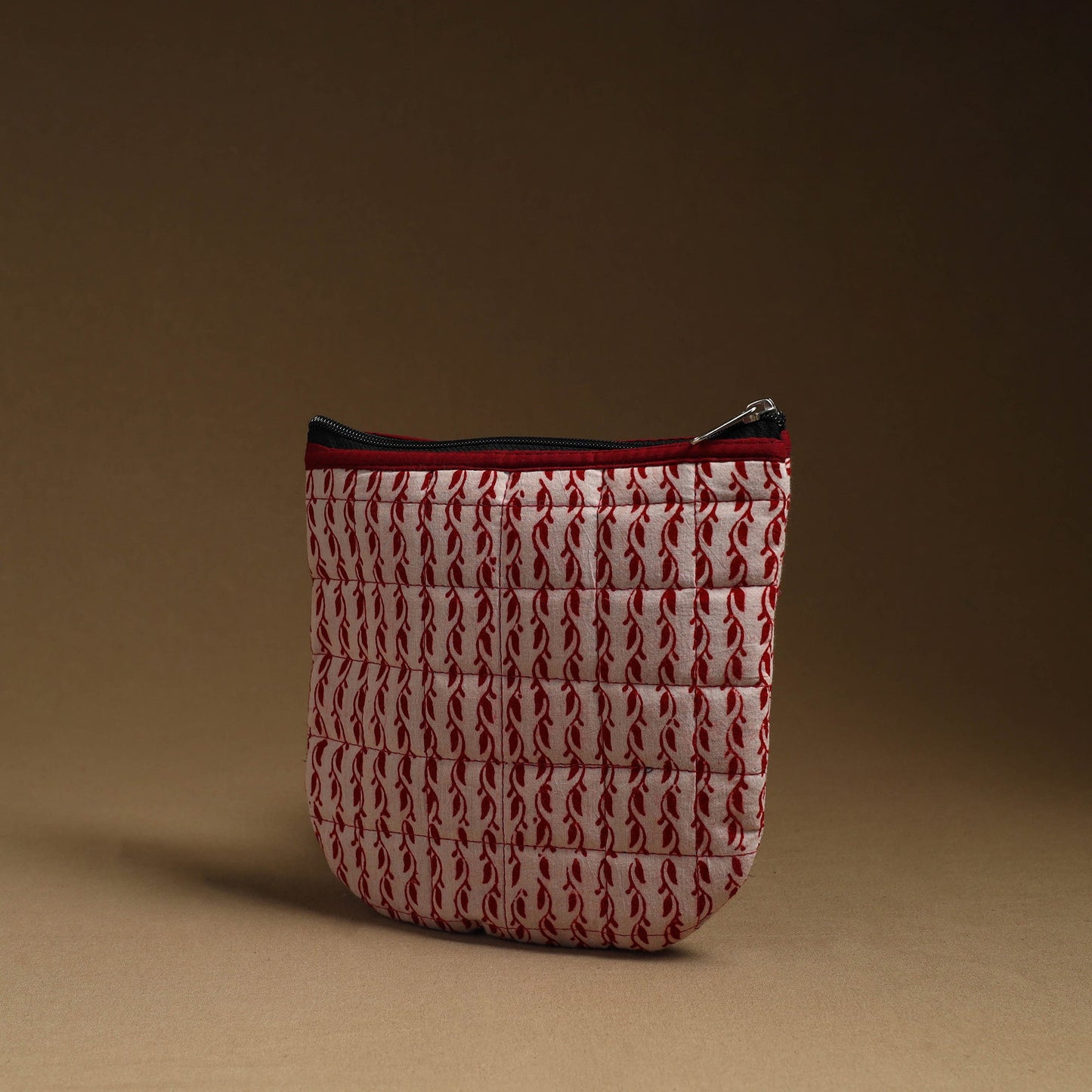 Handmade Quilted Cotton Utility Pouch for Essentials