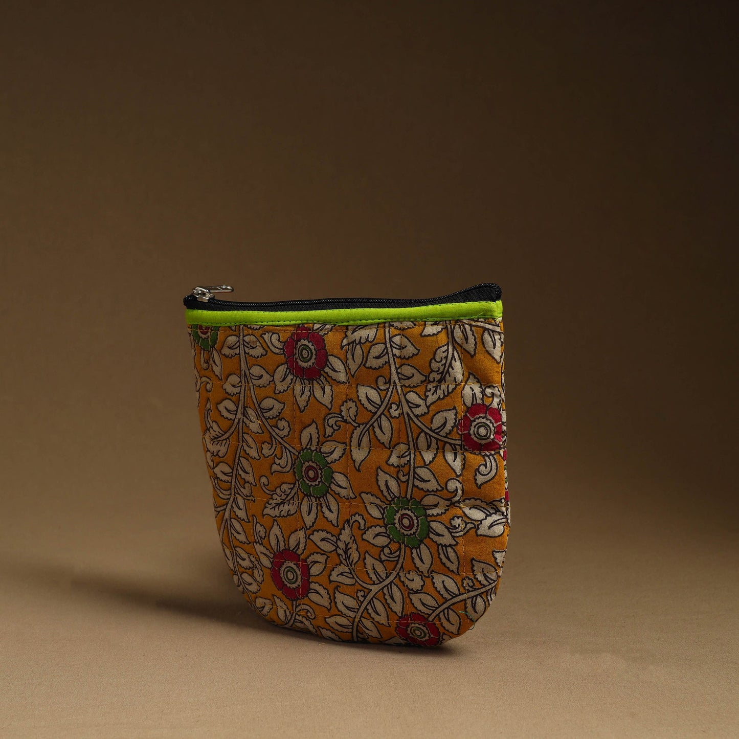 Handmade Quilted Cotton Utility Pouch for Essentials