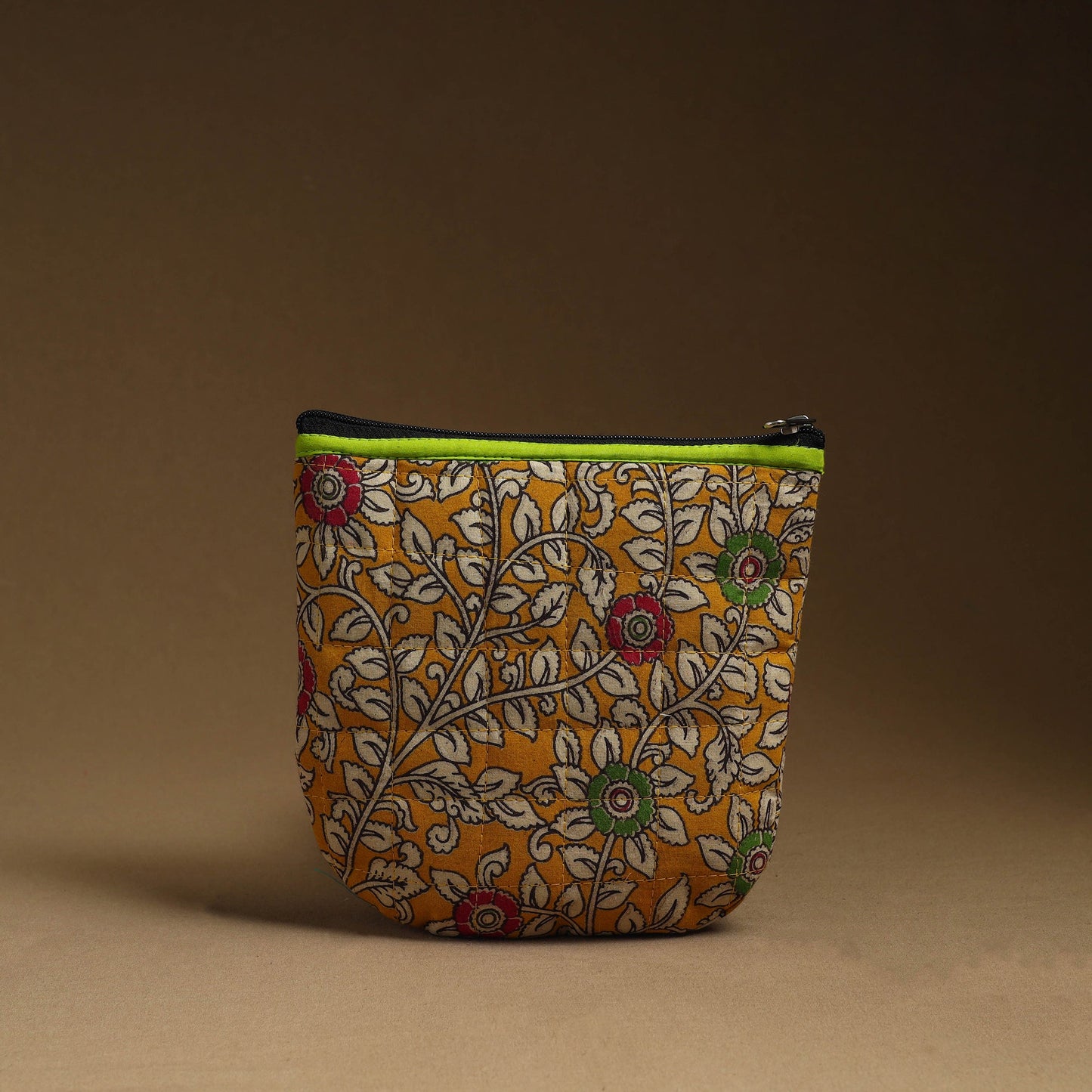 Handmade Quilted Cotton Utility Pouch for Essentials