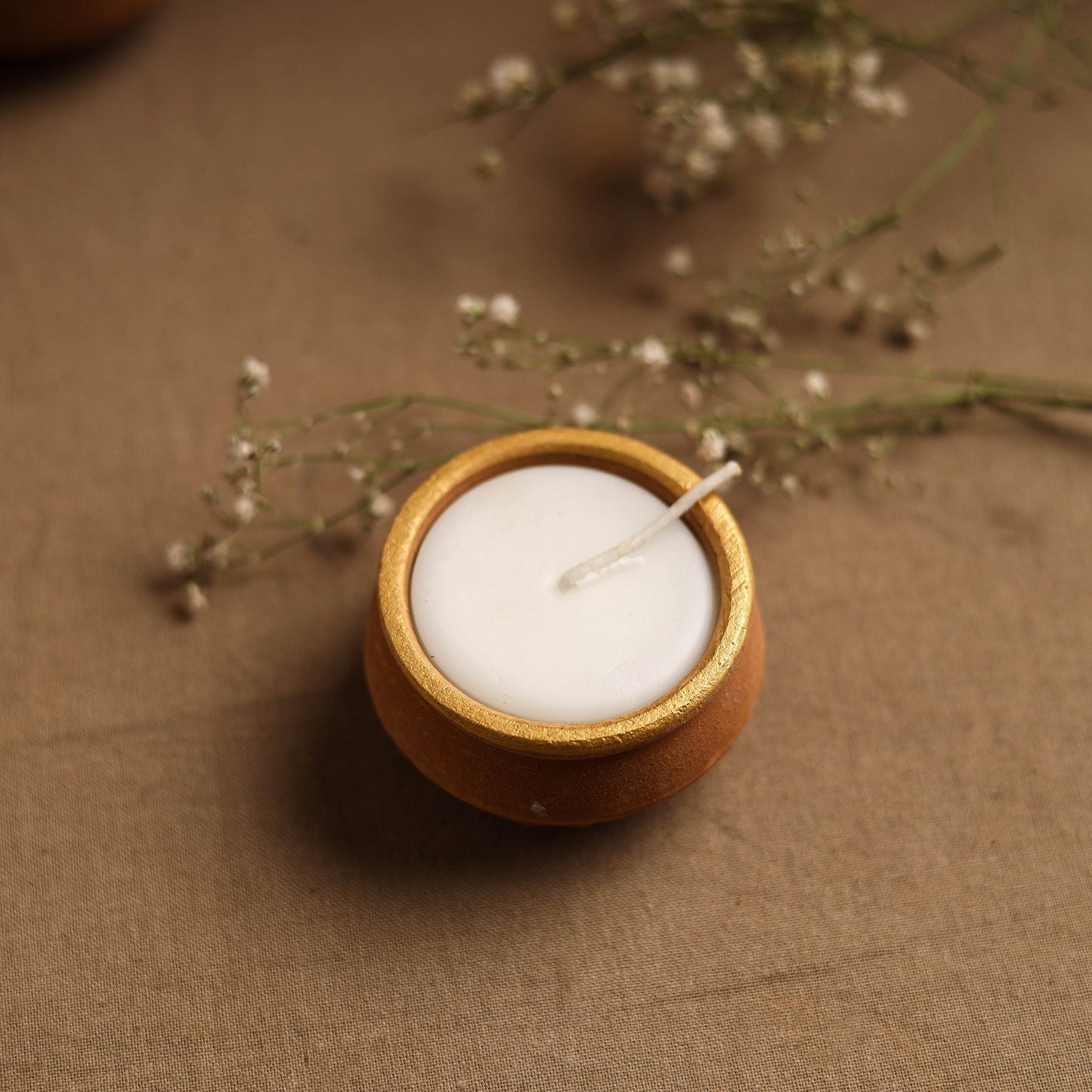 Handmade Terracotta Handi Candle (Set of 25)