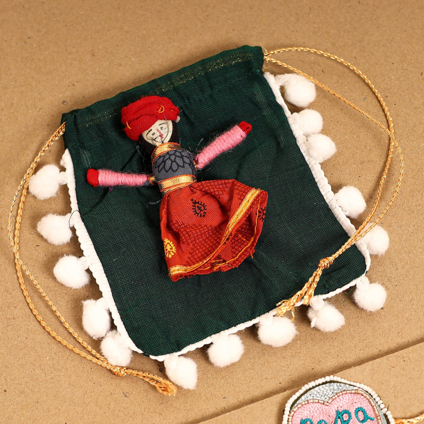 Handmade Thread & Beadwork Rakhi By Jugni