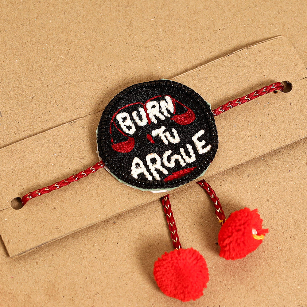 Handmade Thread & Beadwork Rakhi By Jugni