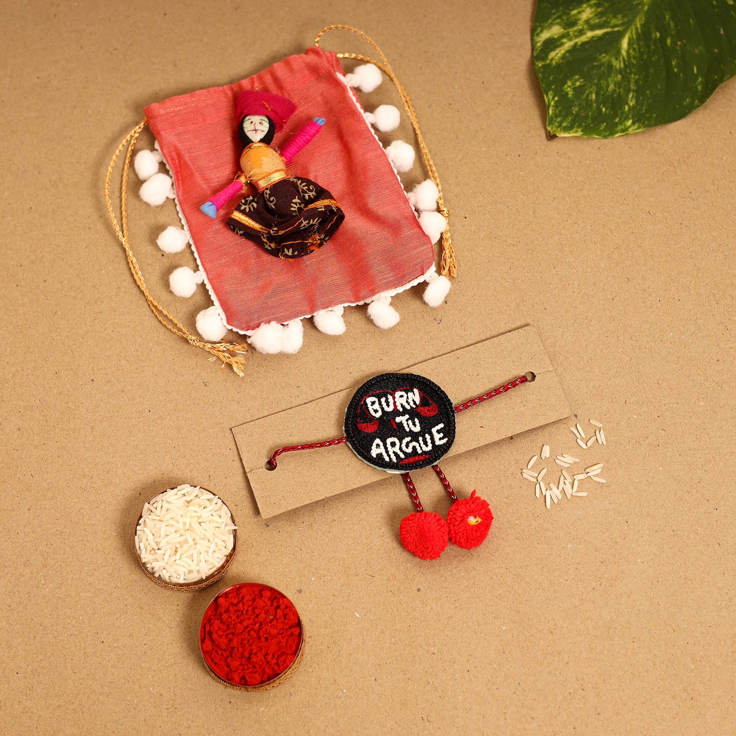 Handmade Thread & Beadwork Rakhi By Jugni