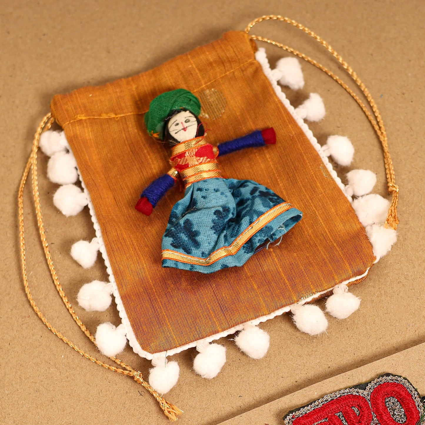 Handmade Thread Work Rakhi By Jugni