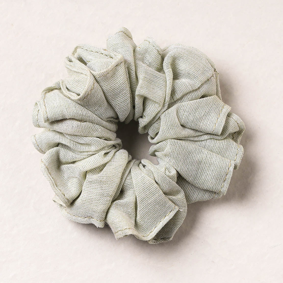 Handmade Tussar Silk Elastic Rubber Band/Scrunchie