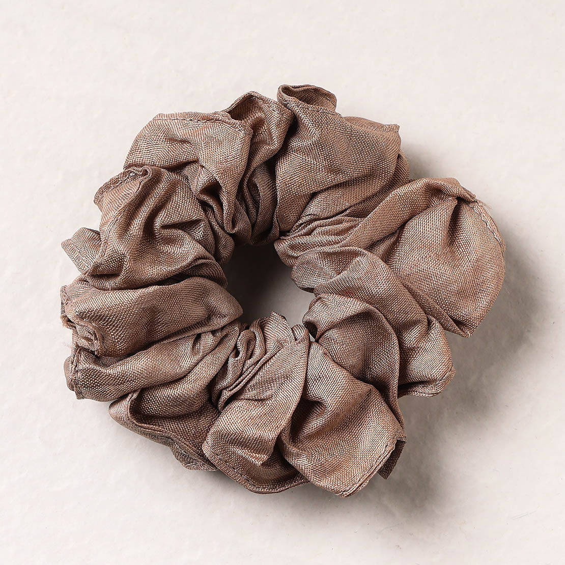 Handmade Tussar Silk Elastic Rubber Band/Scrunchie