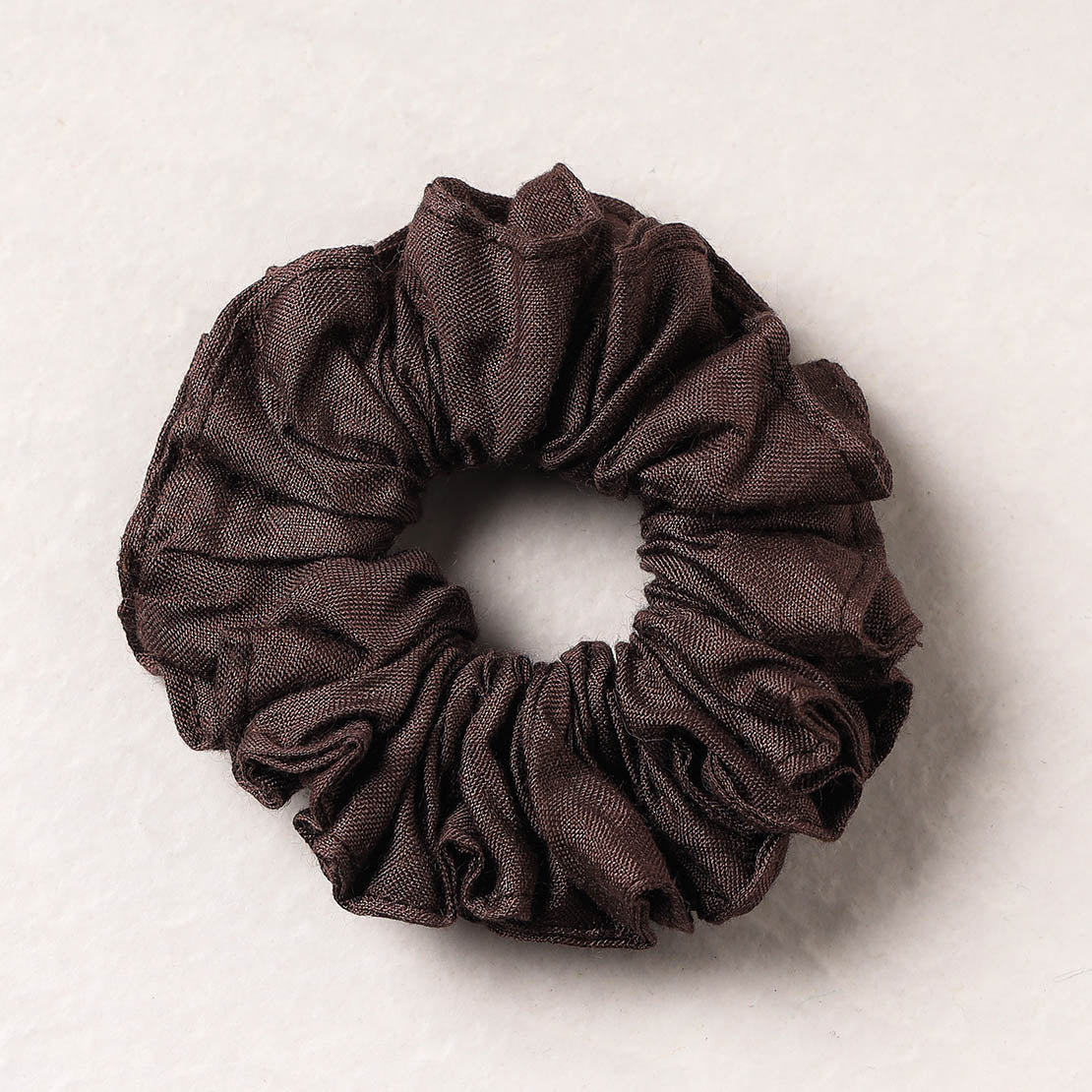 Handmade Tussar Silk Elastic Rubber Band/Scrunchie