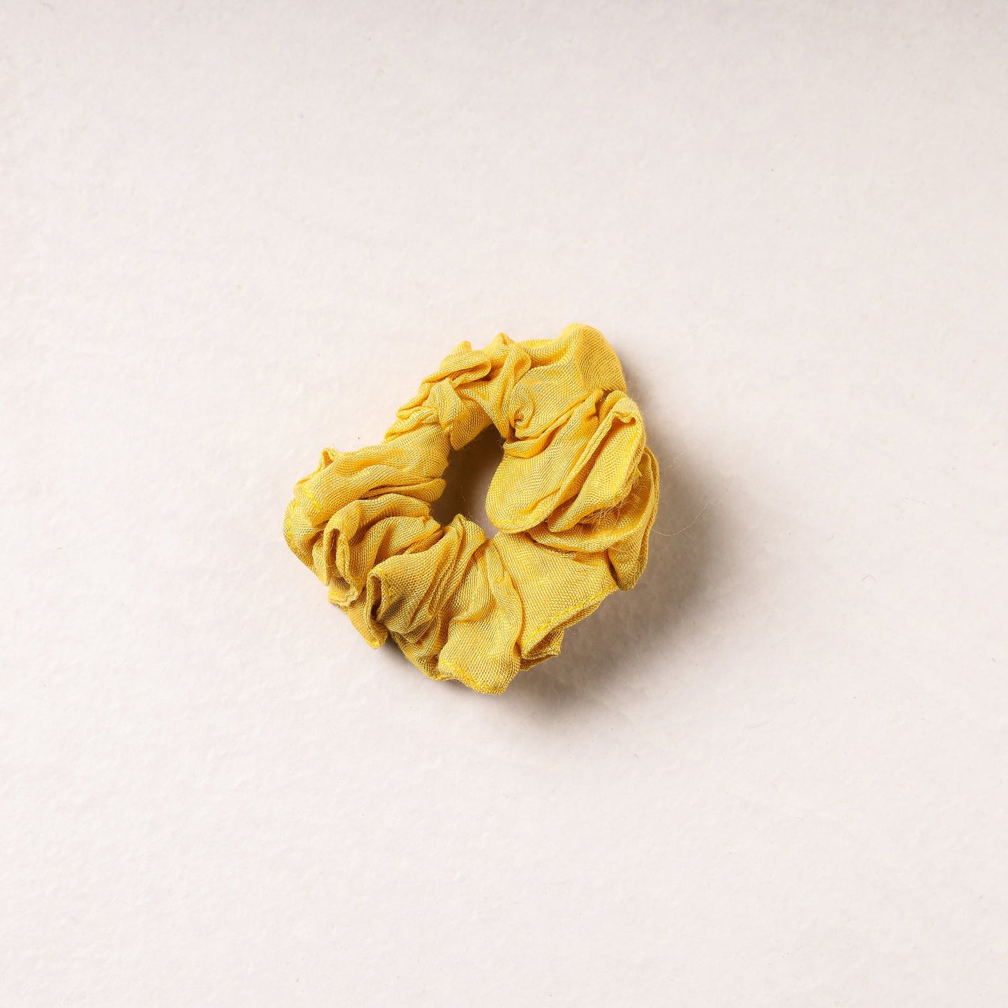Handmade Tussar Silk Elastic Rubber Band/Scrunchie