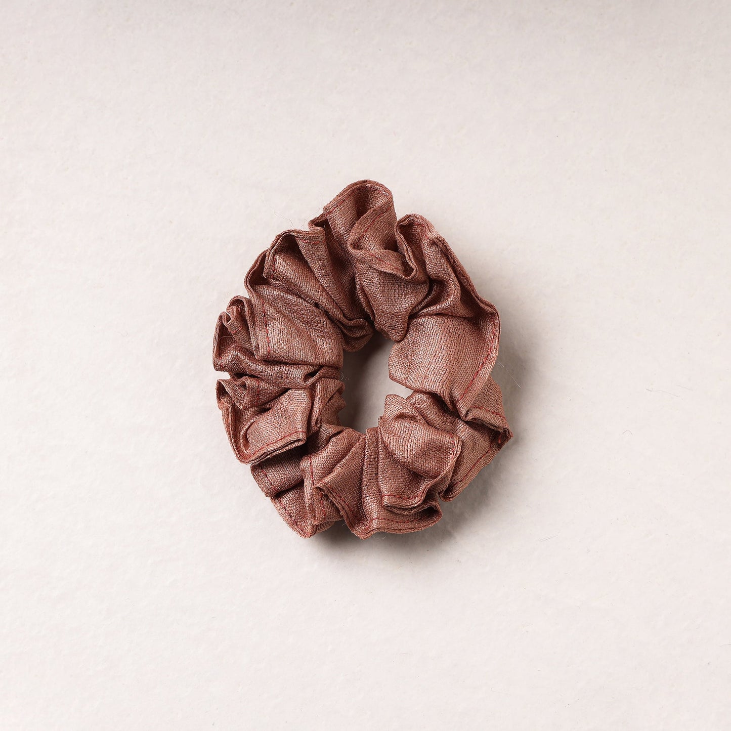 Handmade Tussar Silk Elastic Rubber Band/Scrunchie