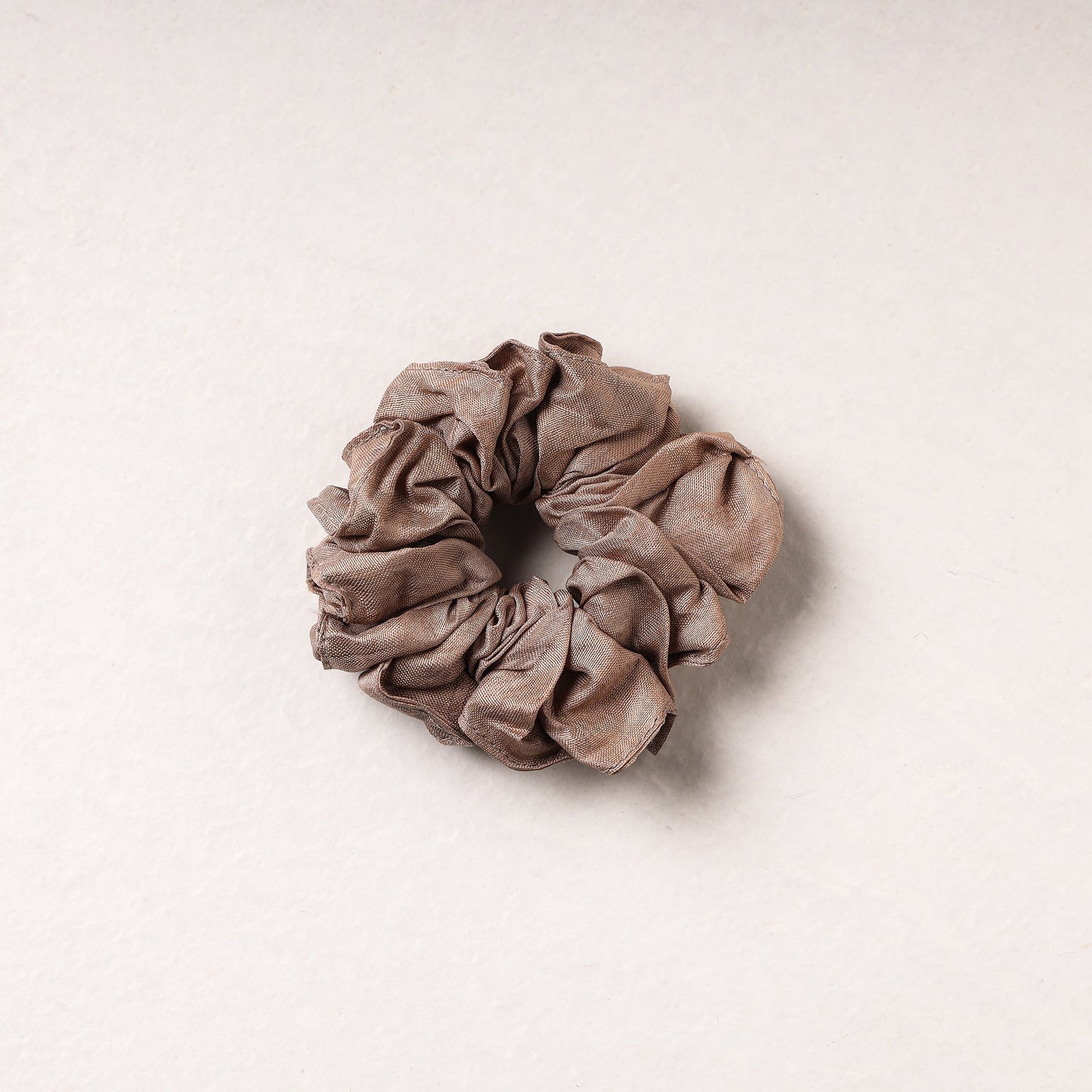 Handmade Tussar Silk Elastic Rubber Band/Scrunchie