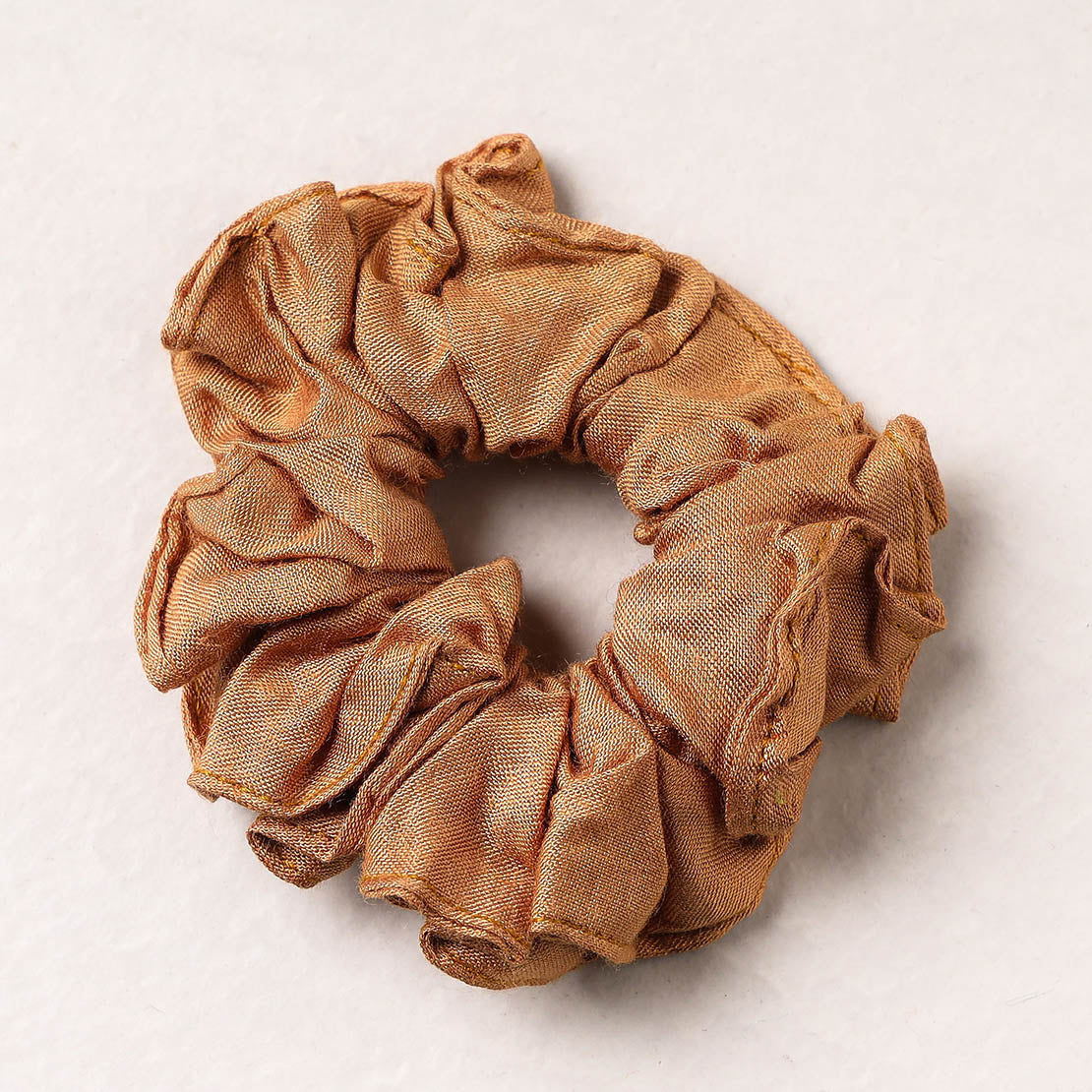 Handmade Tussar Silk Elastic Rubber Band/Scrunchie