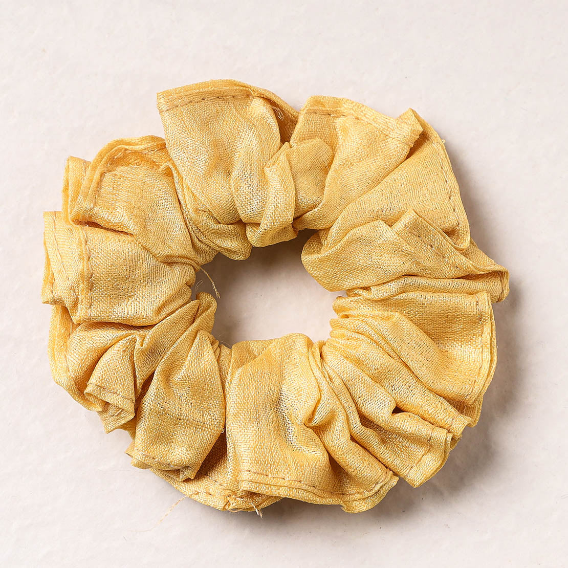 Handmade Tussar Silk Elastic Rubber Band/Scrunchie