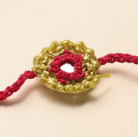 Handmade Upcycled Weave Rakhi