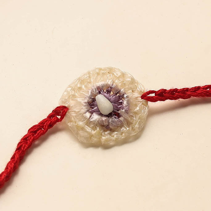Handmade Upcycled Weave Rakhi