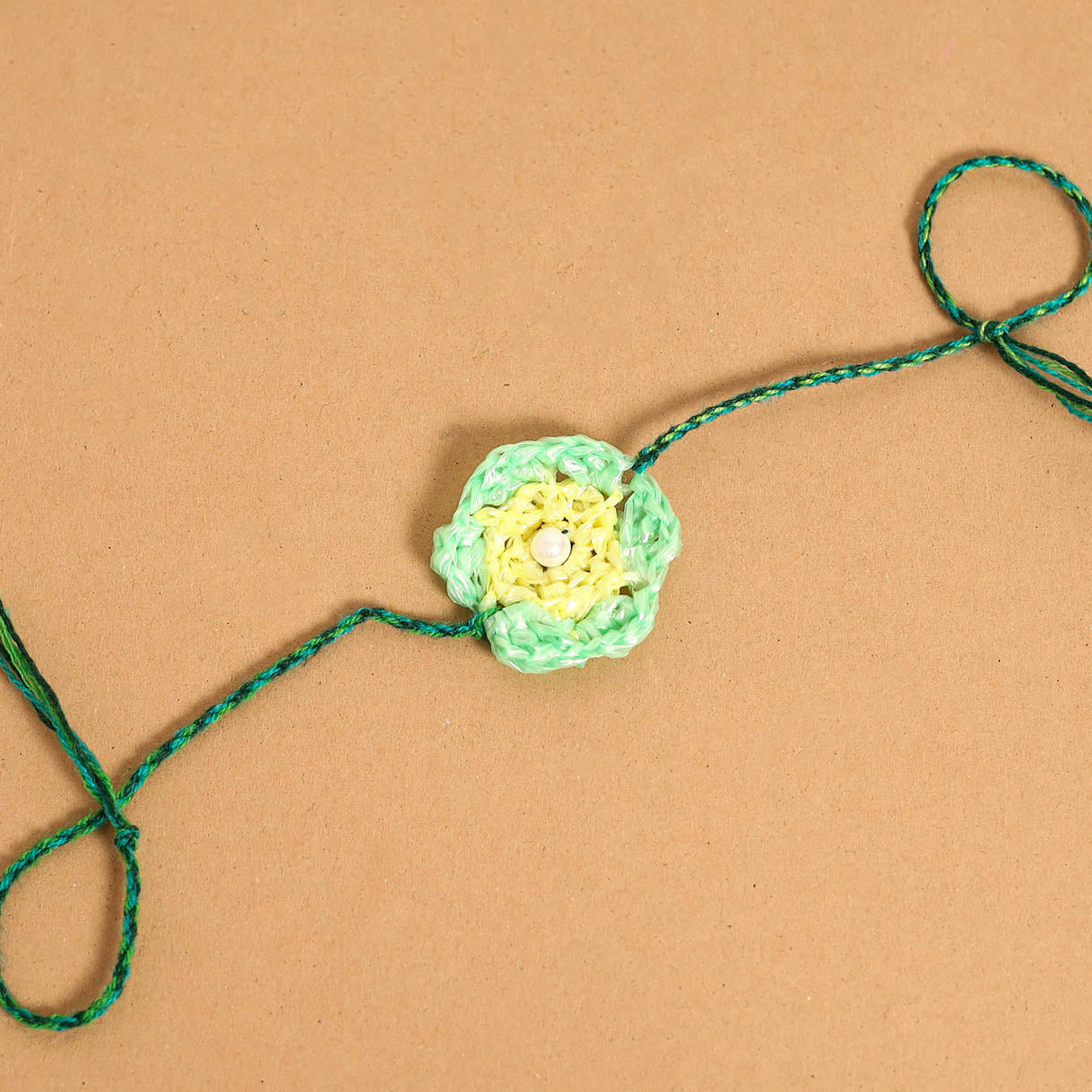 Handmade Upcycled Weave Rakhi by Khamir