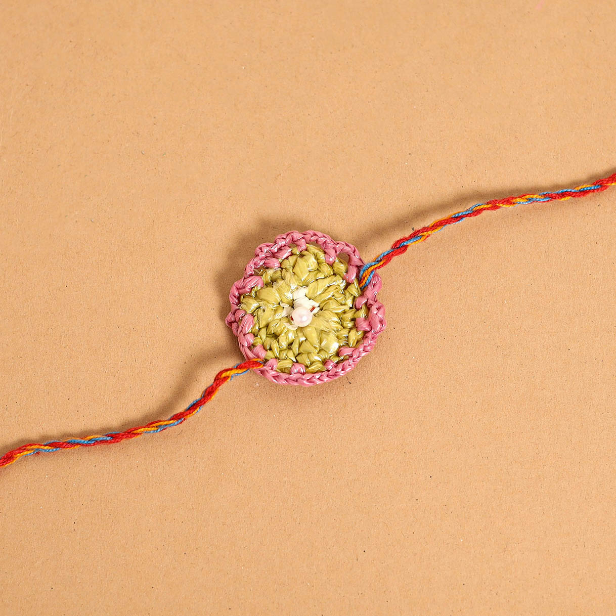 Handmade Upcycled Weave Rakhi by Khamir