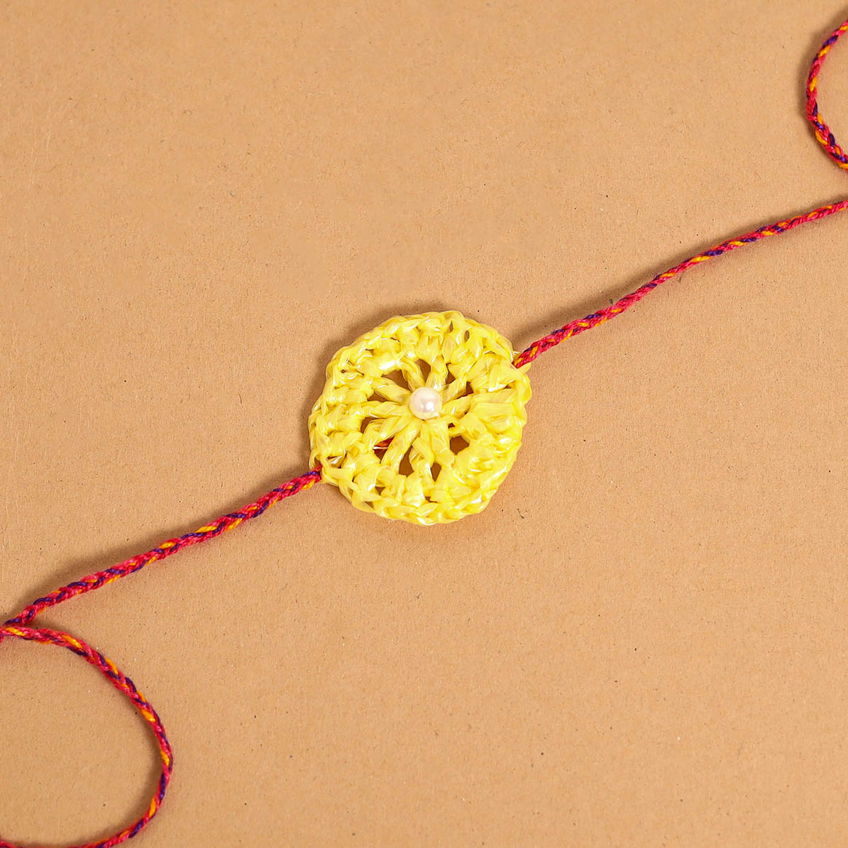 Handmade Upcycled Weave Rakhi by Khamir