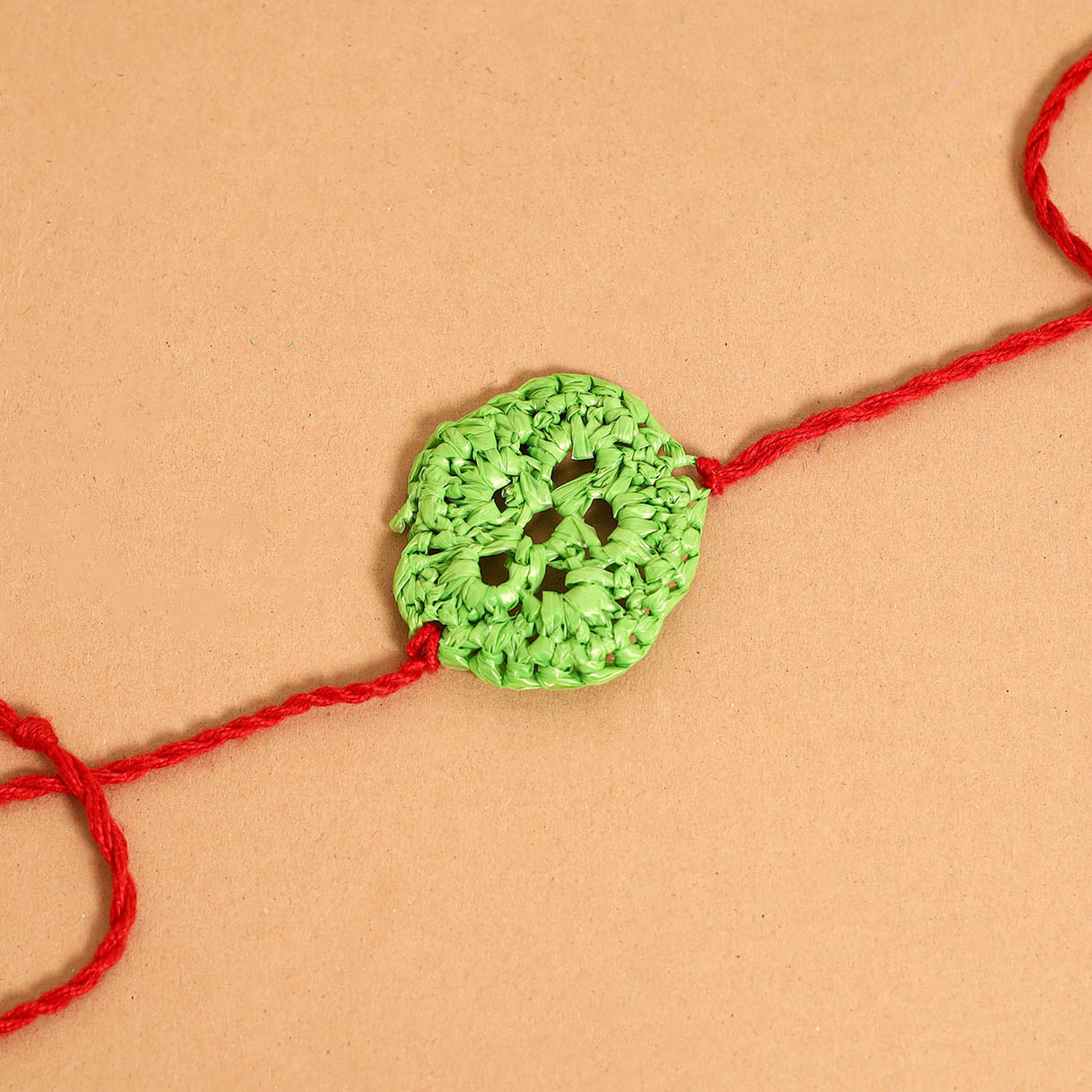Handmade Upcycled Weave Rakhi by Khamir