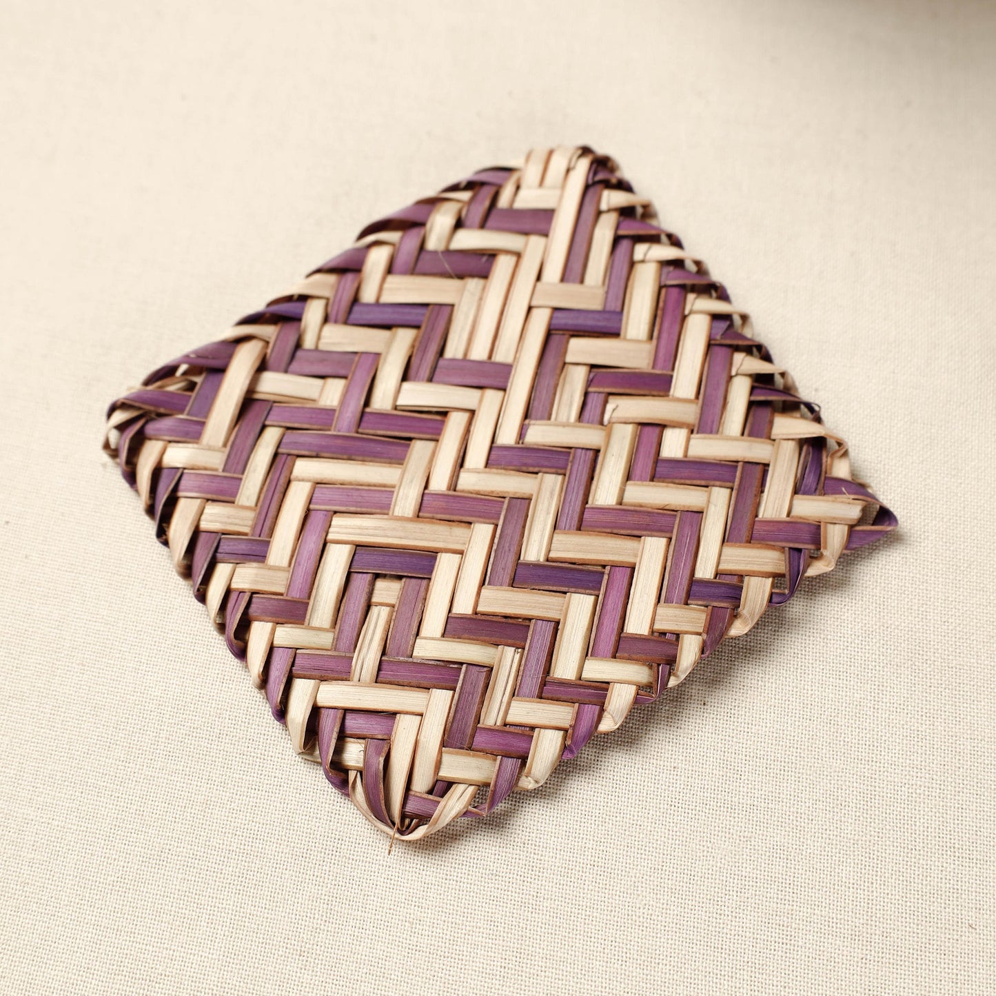 Handmade Water Hyacinth Coasters from Assam