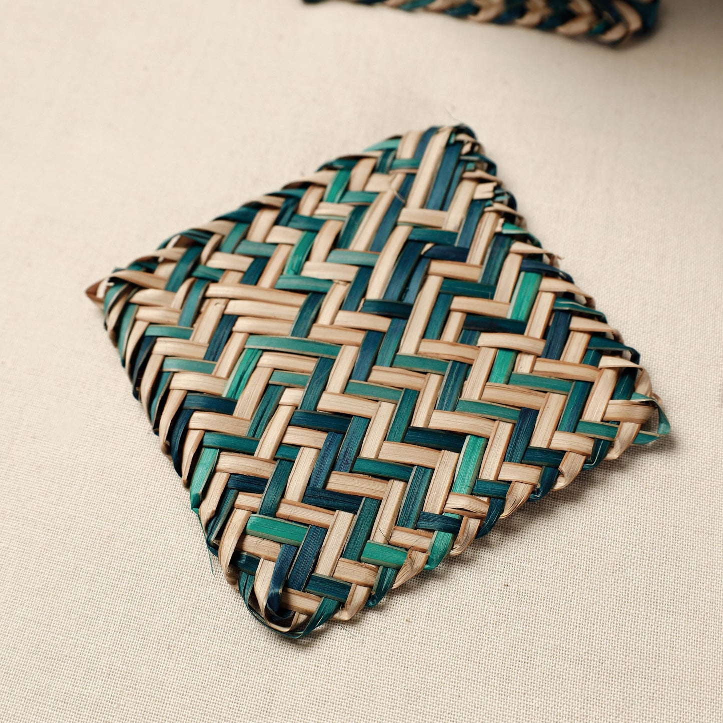 Handmade Water Hyacinth Coasters from Assam