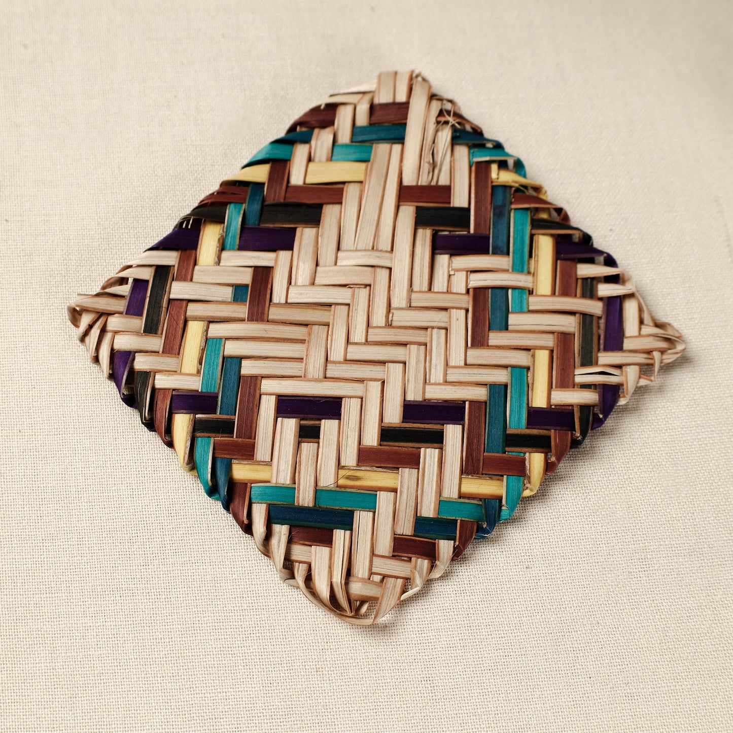 Handmade Water Hyacinth Coasters from Assam