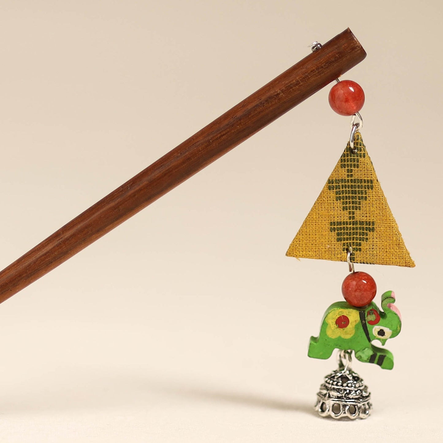 Handmade wooden juda stick 01 - handcrafted