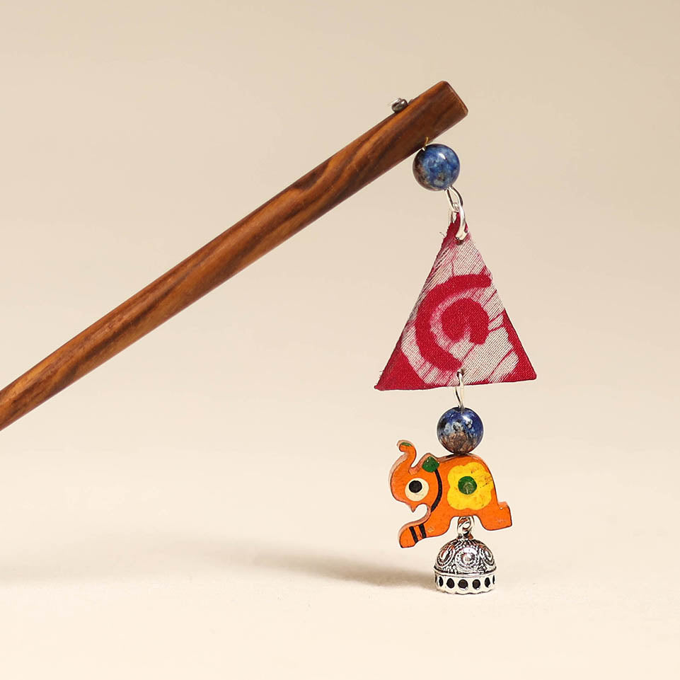 Handmade wooden juda stick 08 - handcrafted