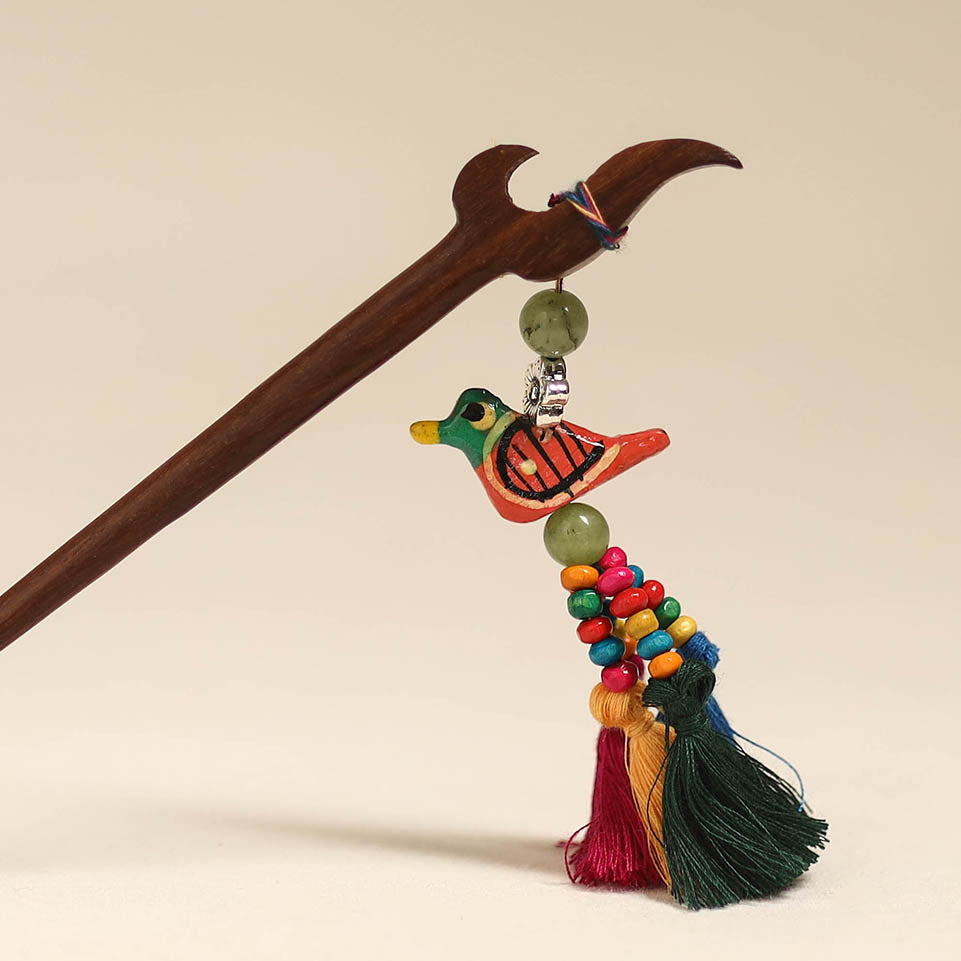Handmade wooden juda stick 23 - handcrafted