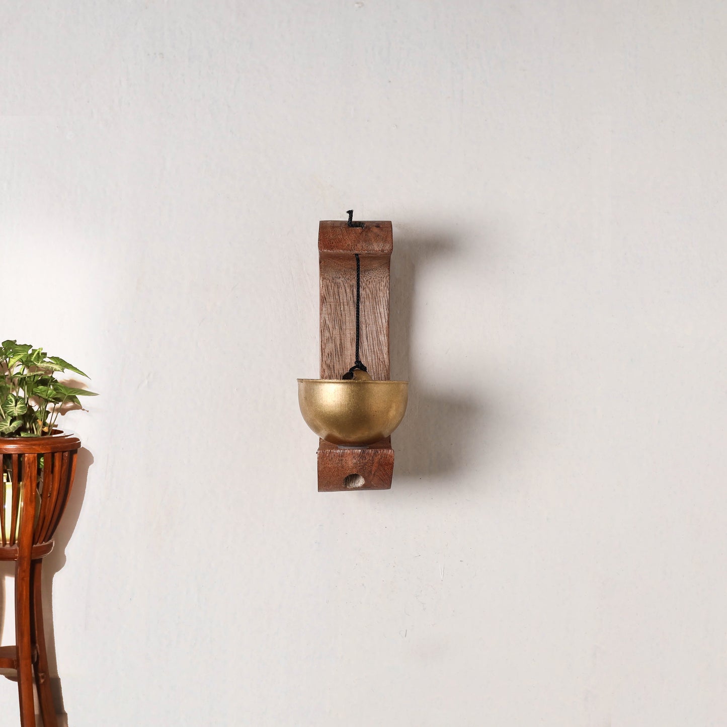 Handmade wooden wind chimes door bell 20 - handcrafted