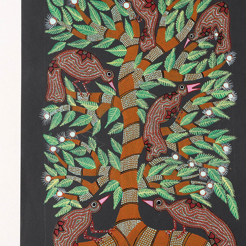 Handpainted Bhil Pithora Painting by Geeta Bariya