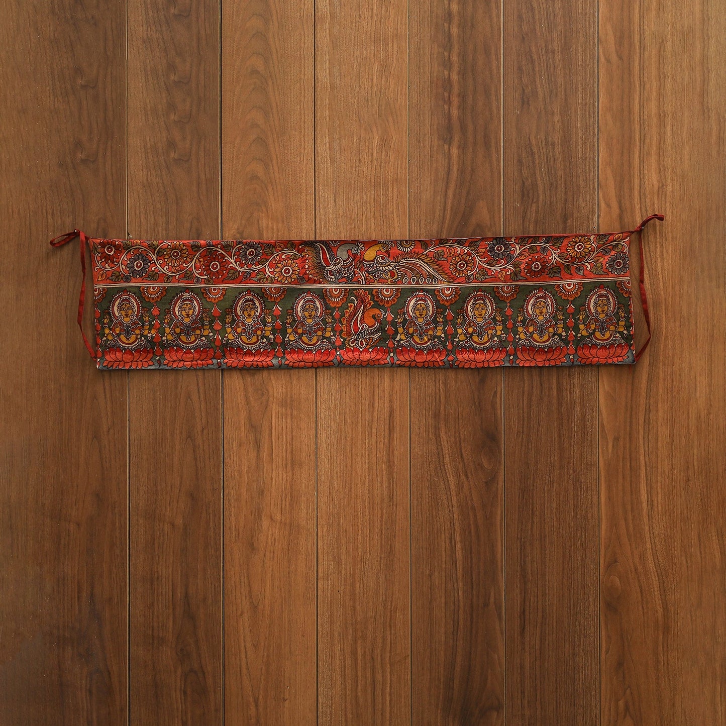 Handpainted kalamkari ashtalakshmi toran (11 x 55 in) 14
