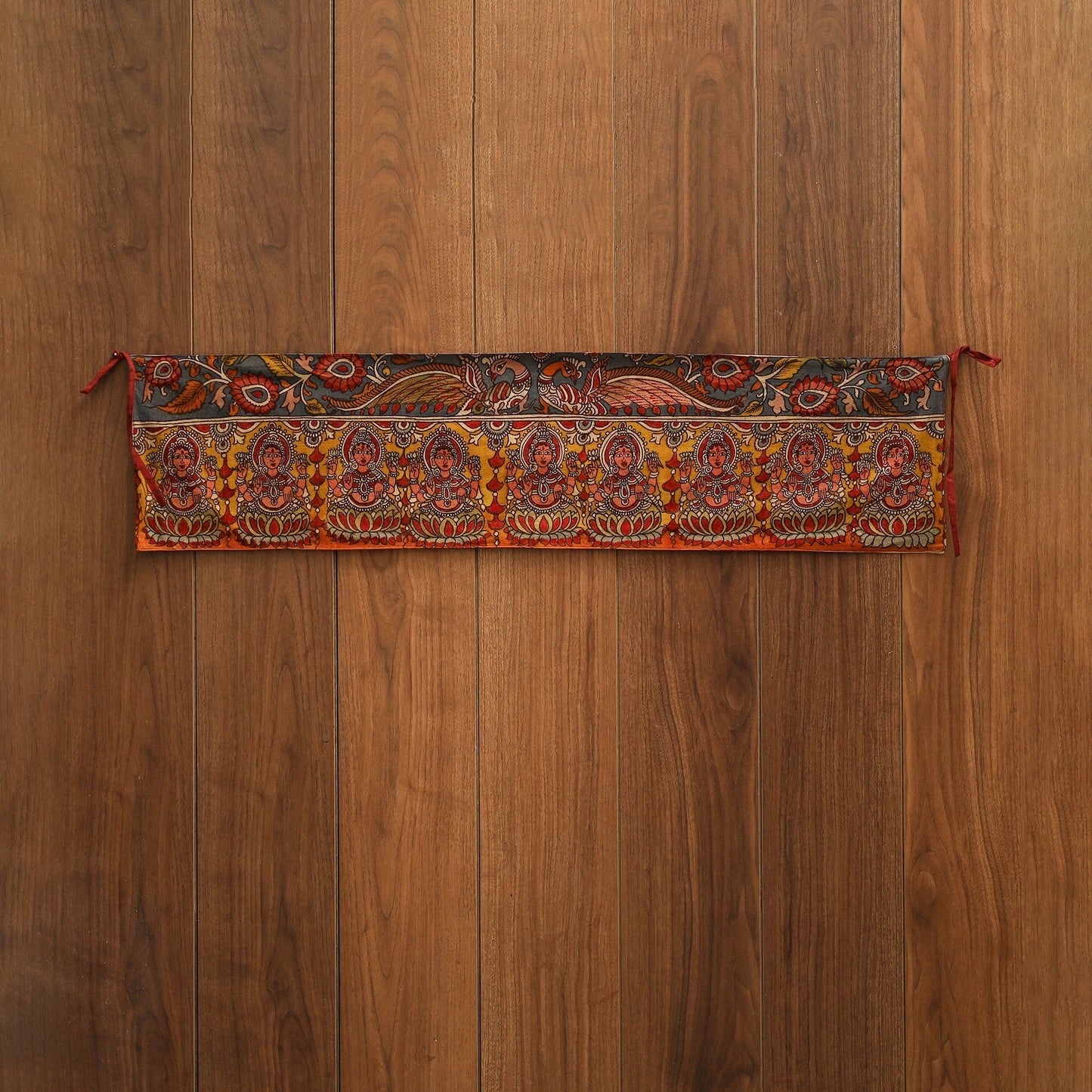 Handpainted kalamkari ashtalakshmi toran (11 x 55 in) 22