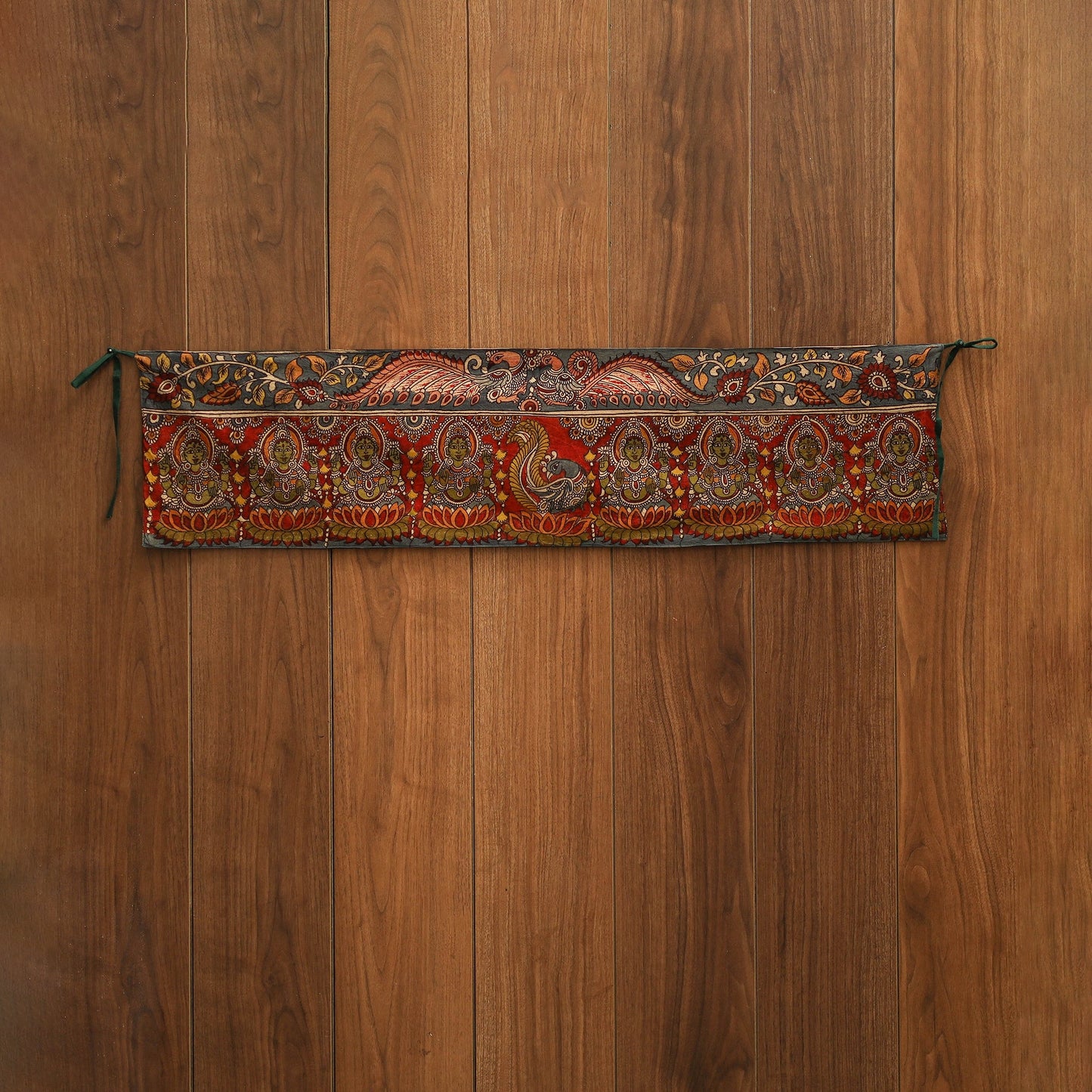 Handpainted kalamkari ashtalakshmi toran (11 x 55 in) 30